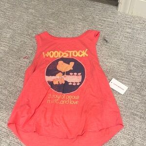 Lucky Brand Red Woodstock Tank Top